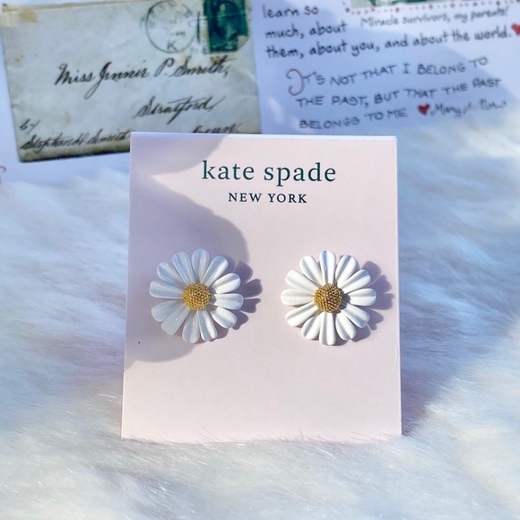 NEW KATE SPADE ♠️ INTO THE BLOOM EARRINGS - Picture 2 of 9